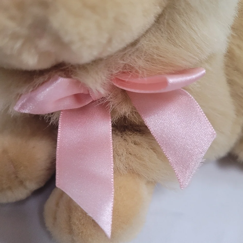 TB Trading Co Tan Plush Cat Kitten Laying 12